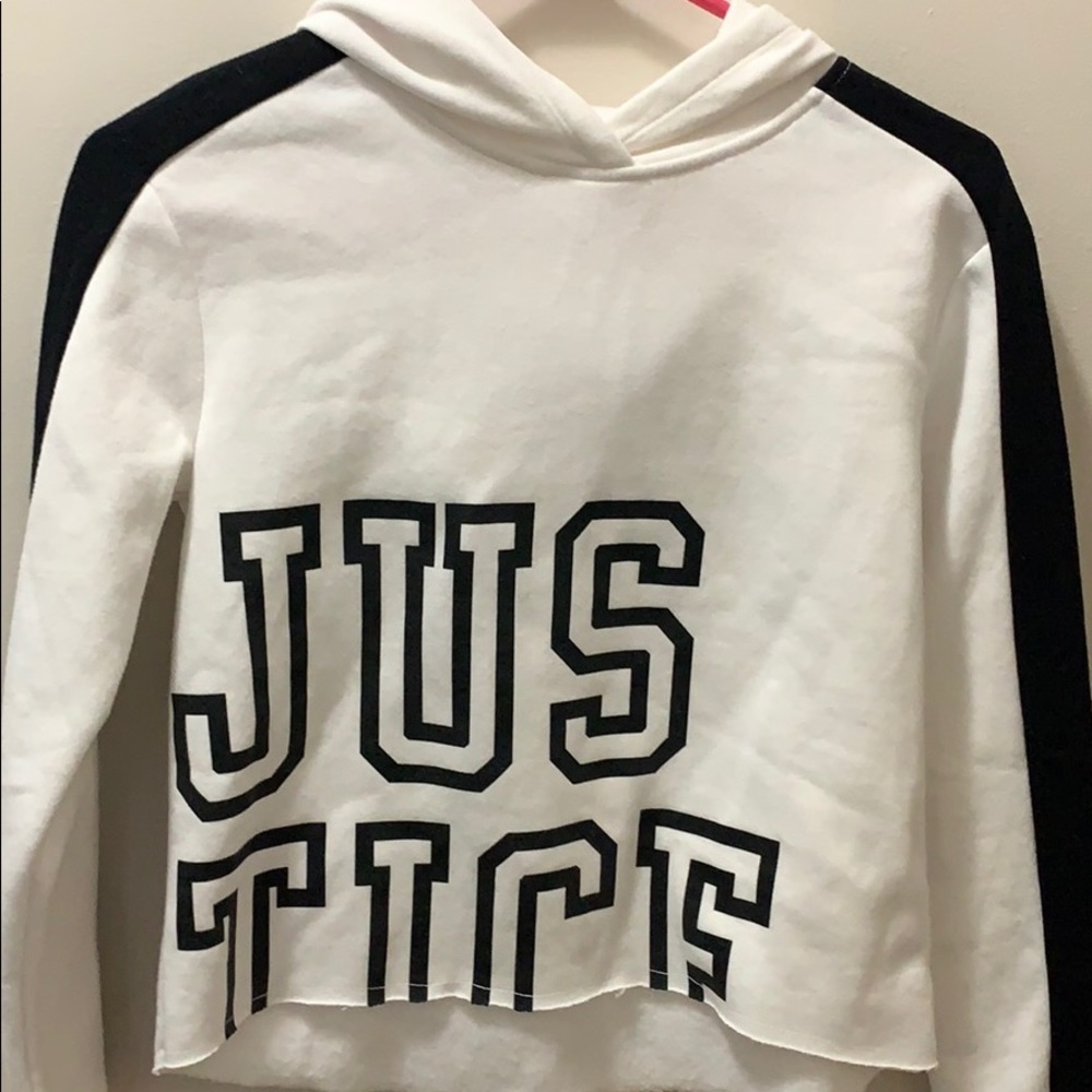 Girls size 12 justice hoodie